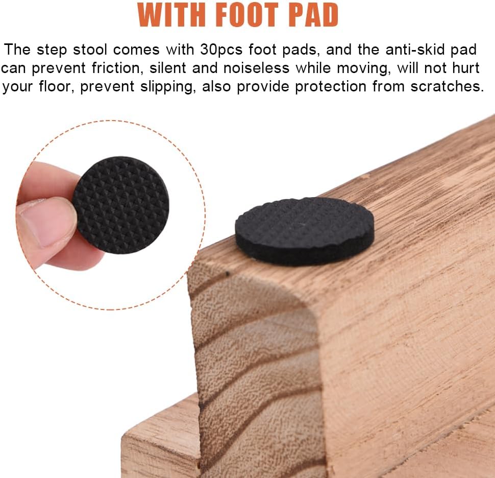 Wood Step Stool V979026