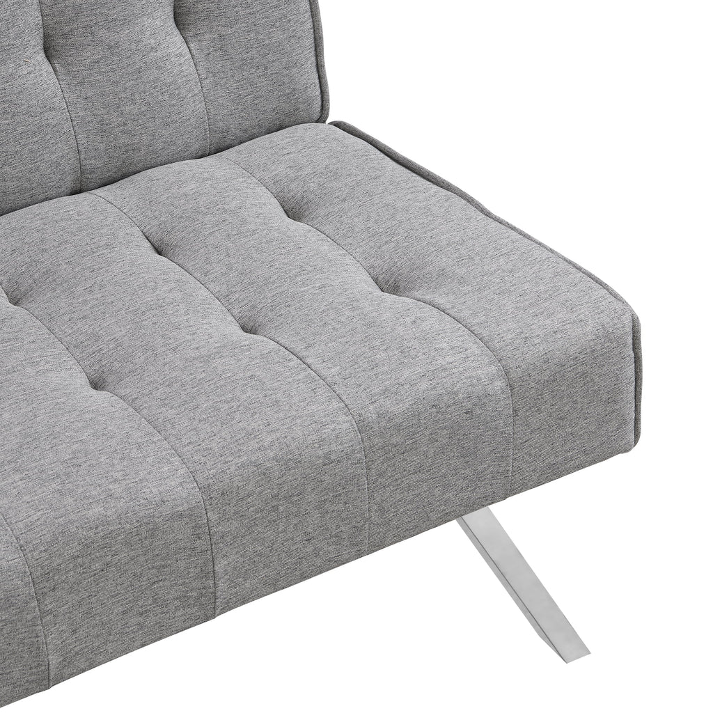 Gray Fabric Sofa Bed F77540
