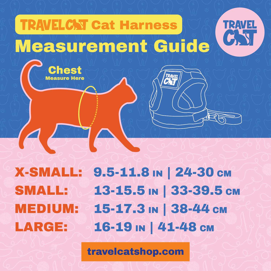 Reflective Cat & Kitten Harness and Leash F8816