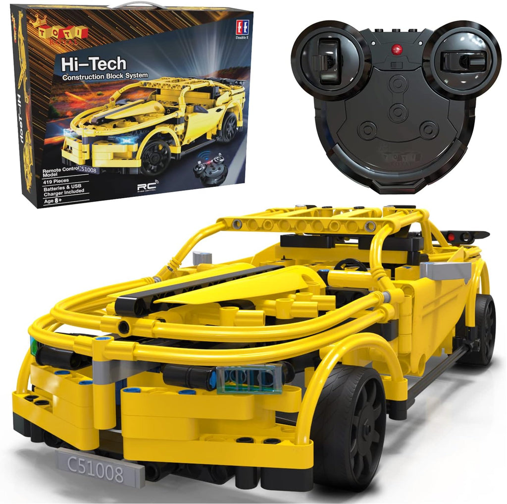 RC Car Kits to Build, 419pcs Stem Building Toys A360546