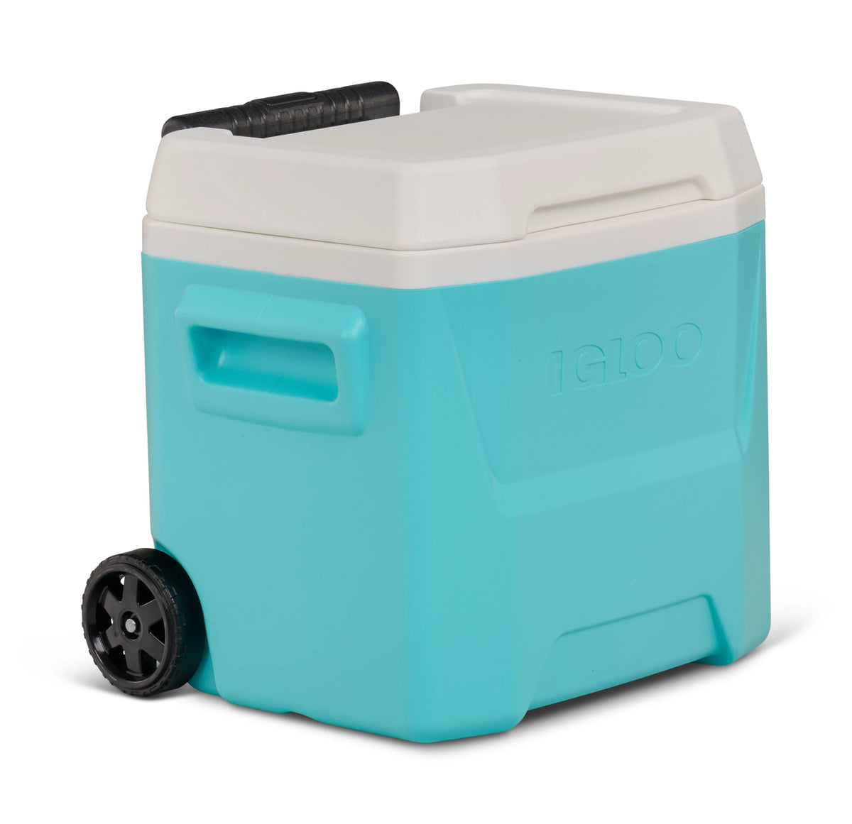 16 QT. Aquamarine Hard Sided Roller Cooler U823151