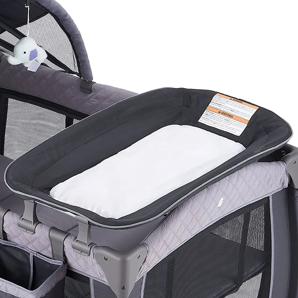 Portable Baby Play Yard with Wheels, Canopy, Changing Table K294423