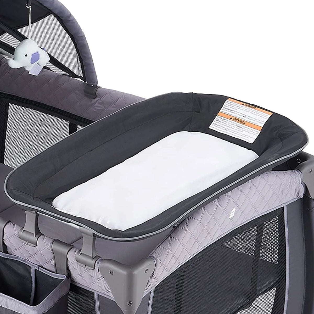 Portable Baby Play Yard with Wheels, Canopy, Changing Table K294423