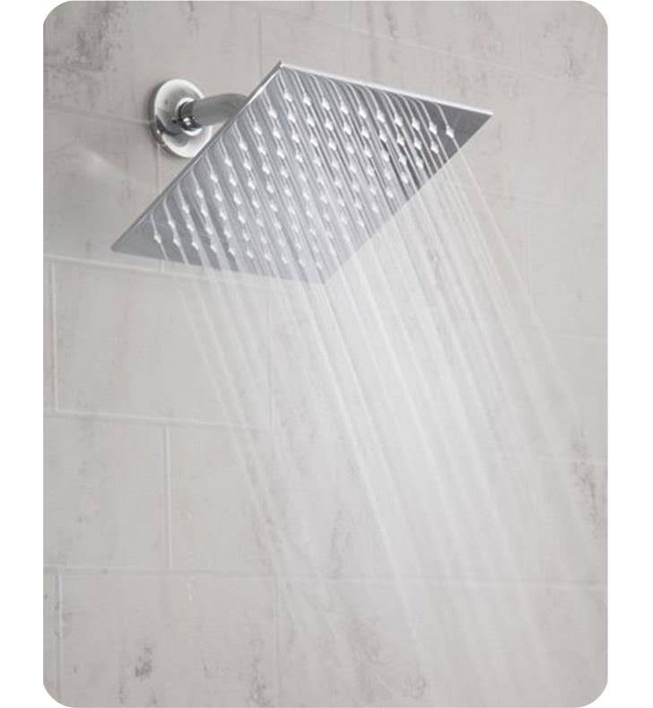 Polished Brass Square Rain Showerhead, 1.5 GMP R57065