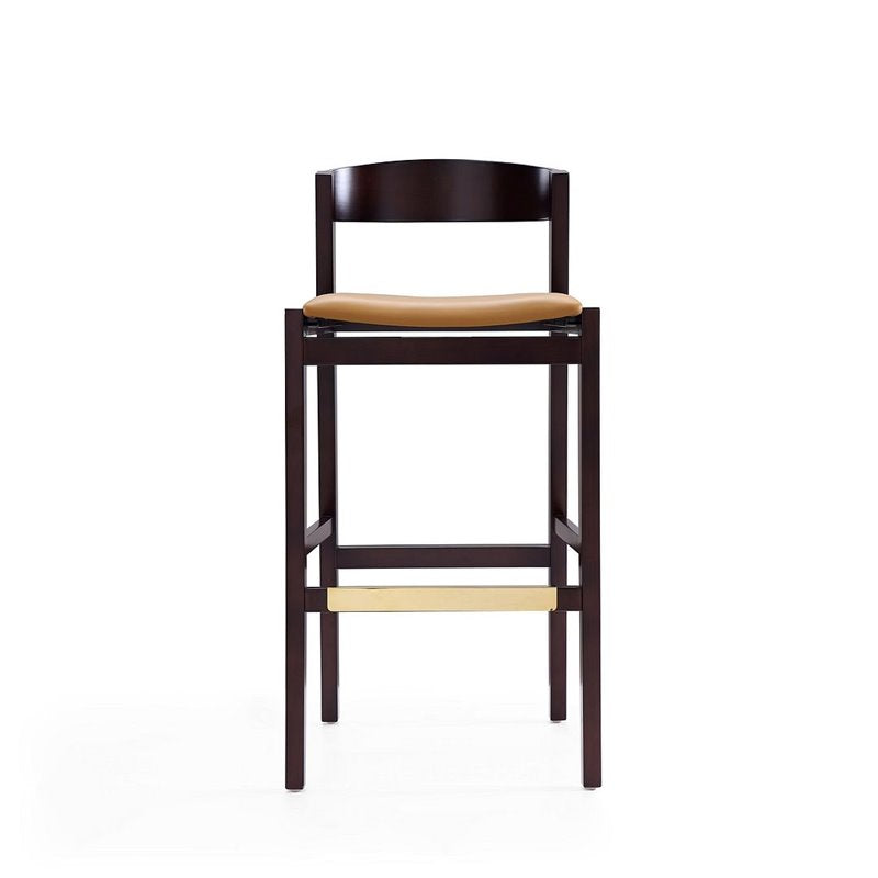 Faux Leather Barstool Set of 2 X82361