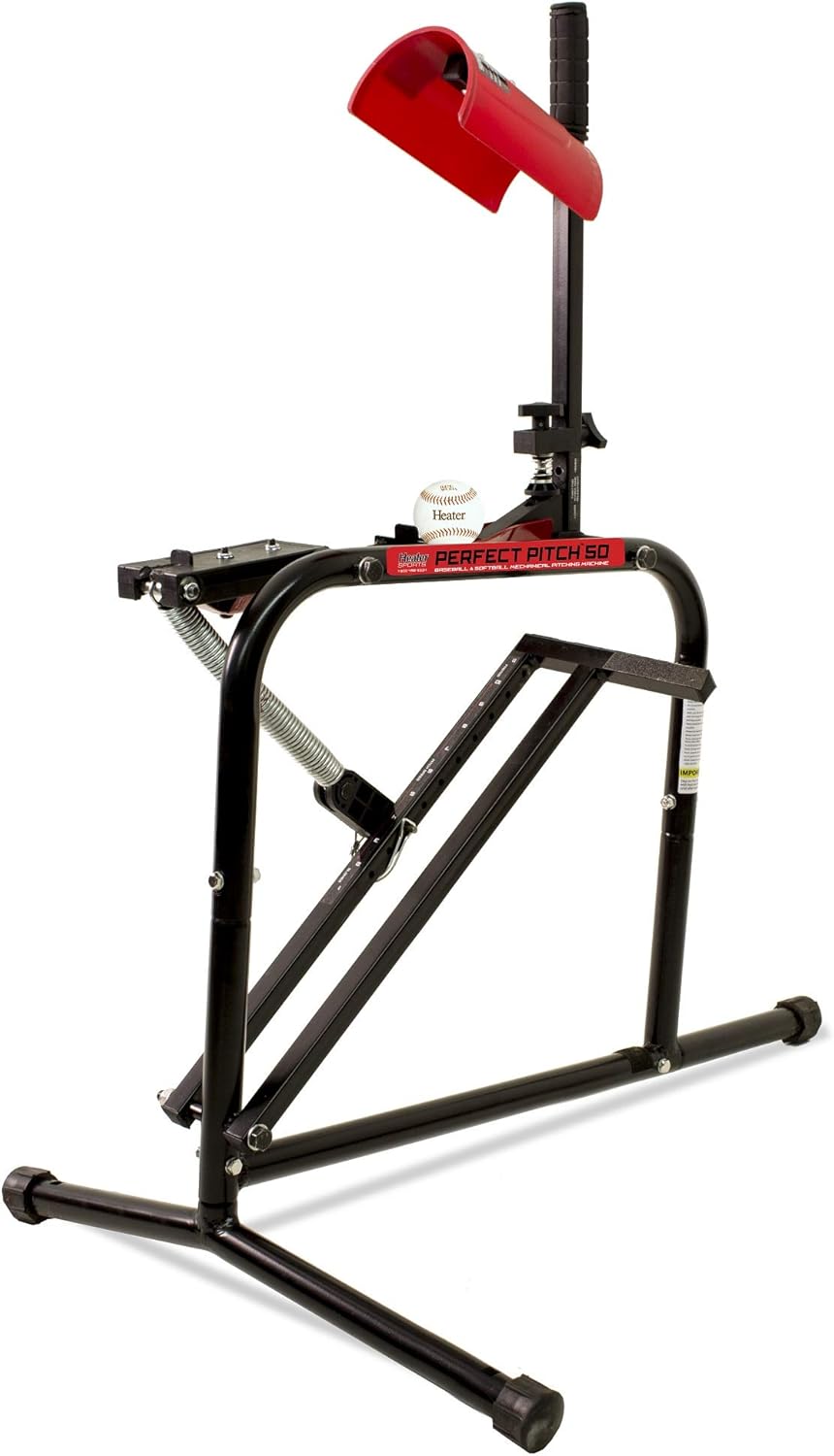 50 MPH Baseball & Softball Pitching Machine X407376