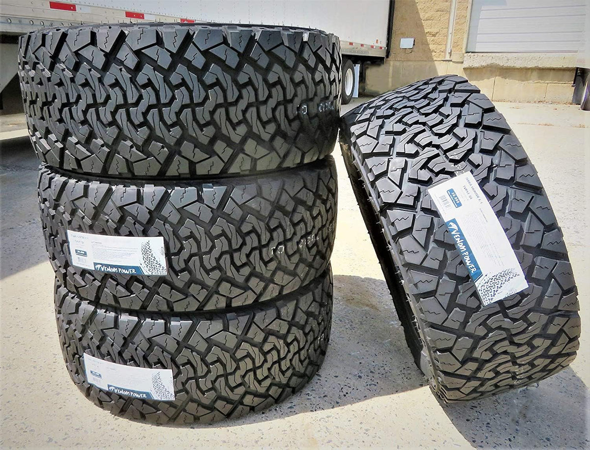 22 Inch Chrome Snowflake Wheels Rims with 33x12.50R22 Tires SET of 4 J37227