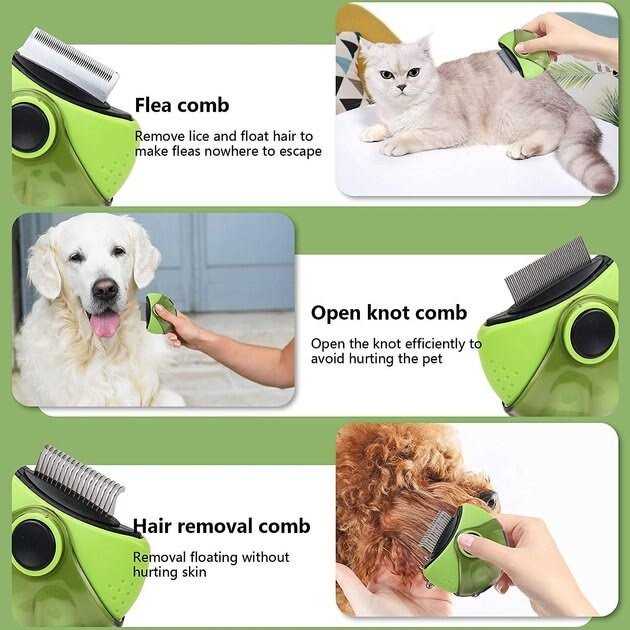 3 in 1 Grooming Brush Tool for Dogs & Cats O7511