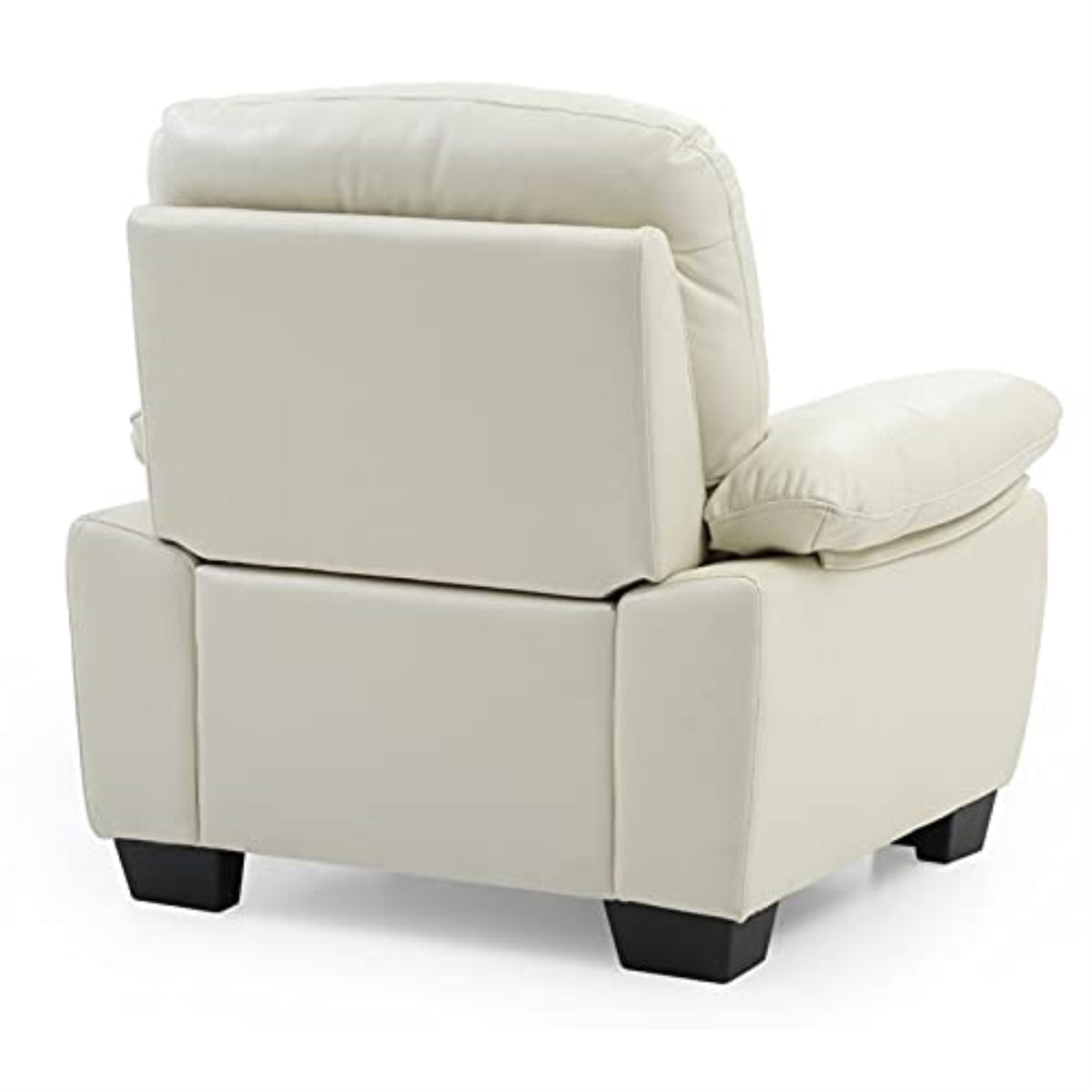 Faux Leather Chair in Pearl F933034