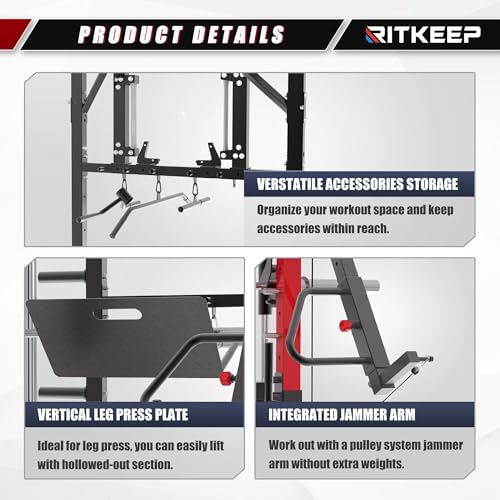 Smith Machine with Jammer Arms & Leg Press P87120