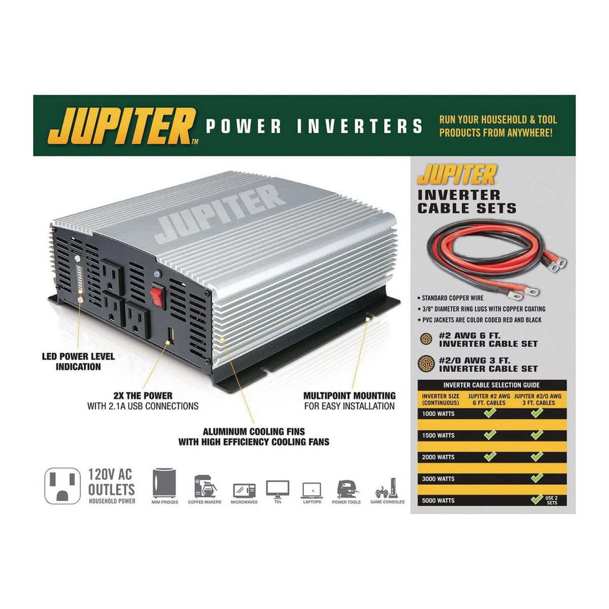 5000 Watt Modified Sine Wave Power Inverter B327