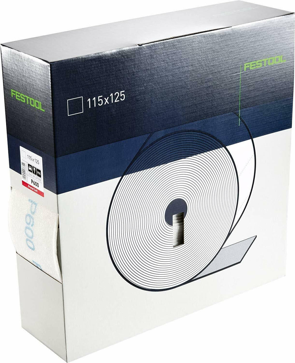 P120 Grit Abrasives Perforated Roll R78618