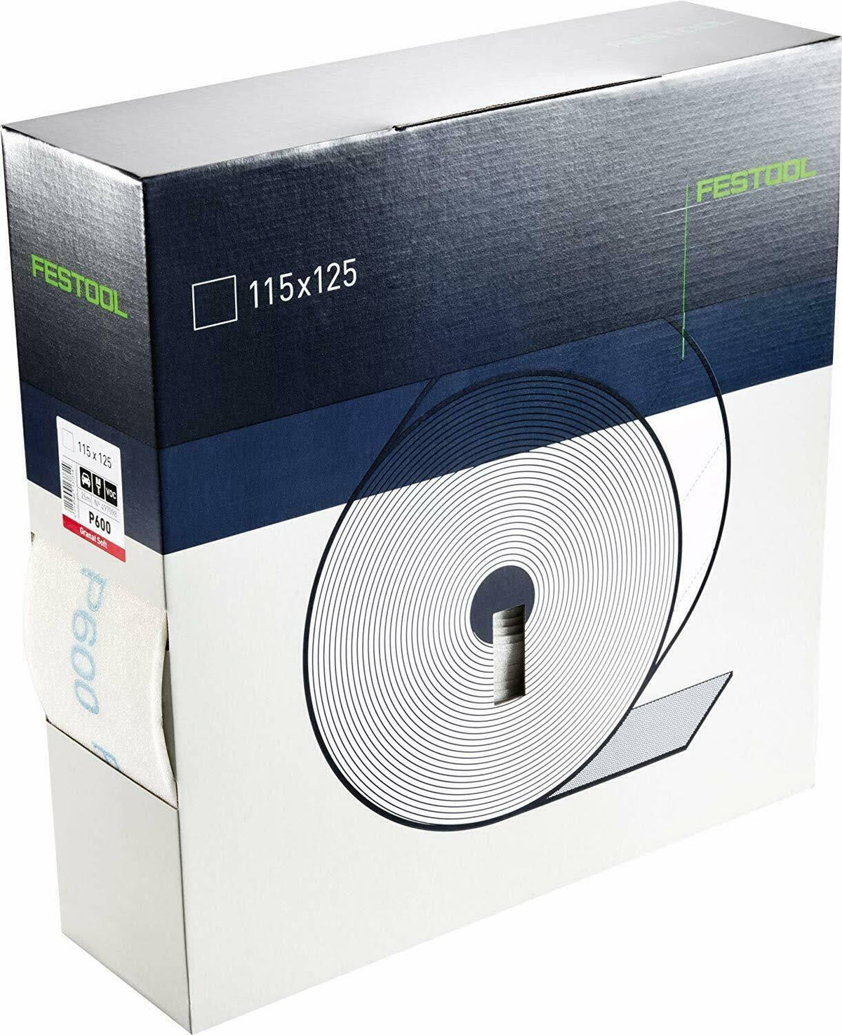 P120 Grit Abrasives Perforated Roll R78618