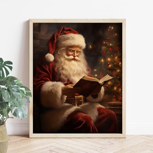 Vintage Christmas Wall Art Print 8x10inches Unframed K29502