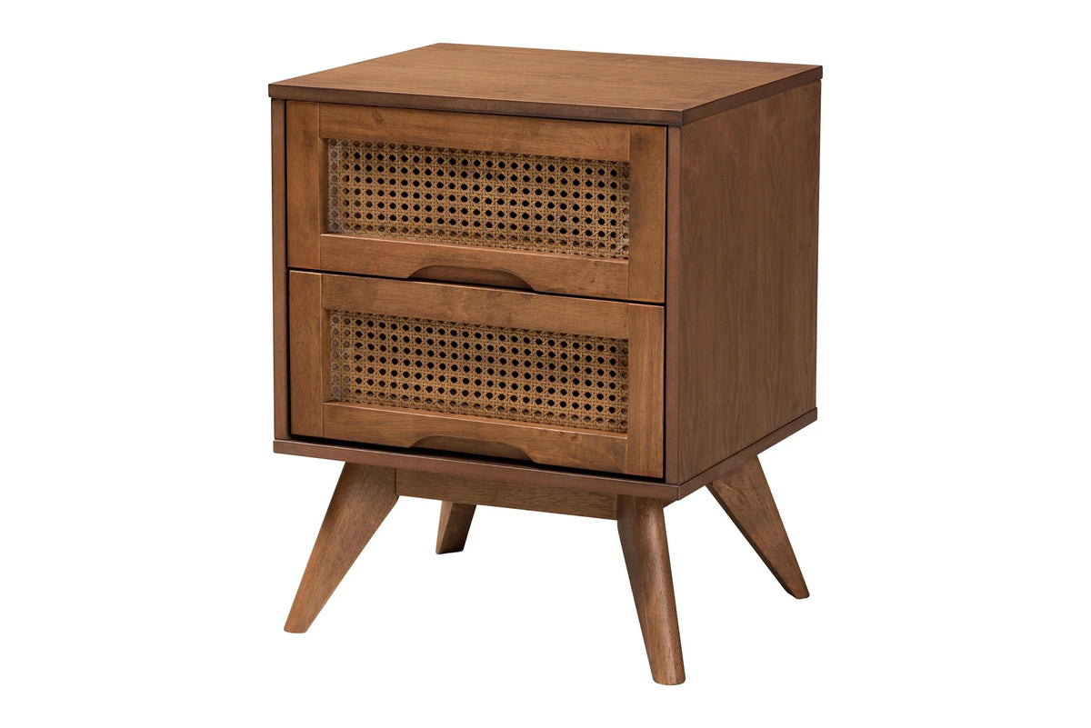 3-Piece Walnut Brown Bedroom Set E232