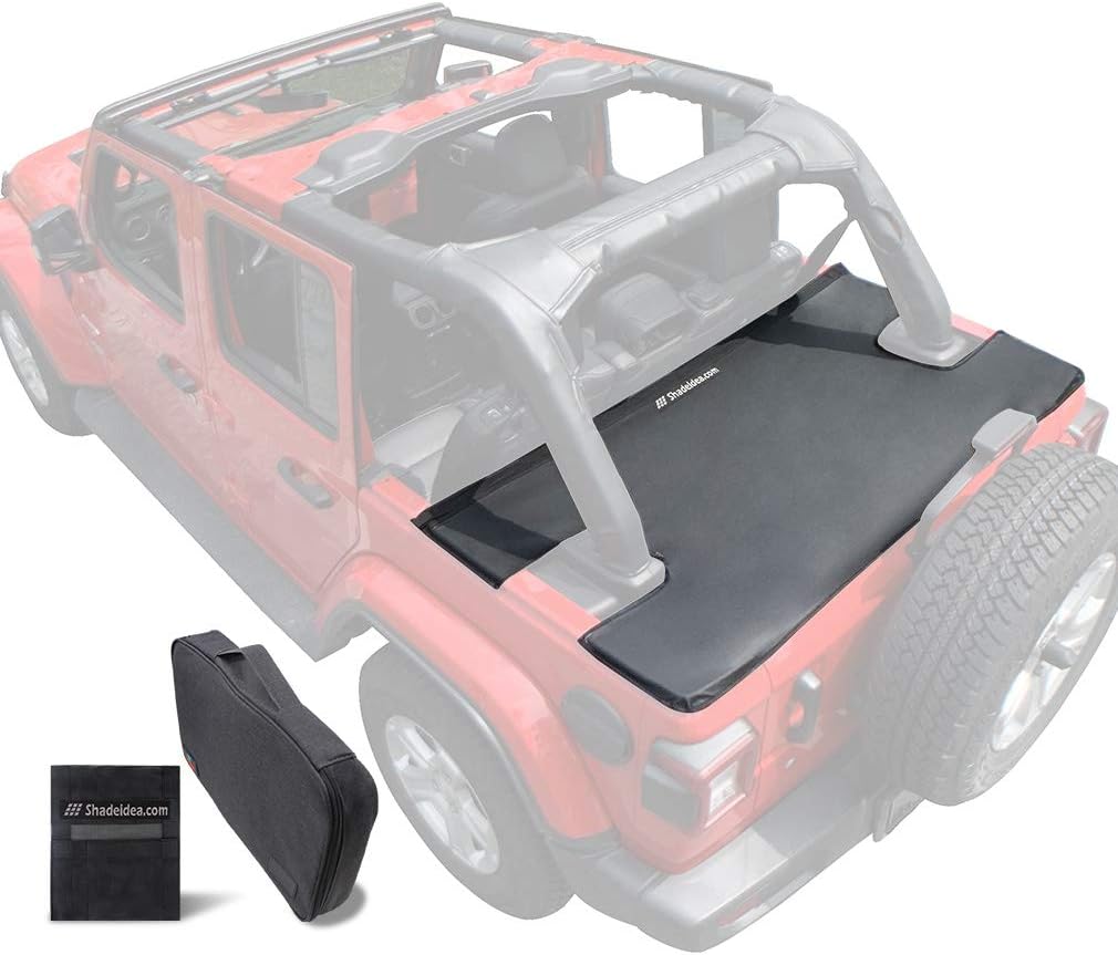 Vinyl Rear Trunk Cargo Cover for Jeep JKU 4 Door (2007-2018) D7258