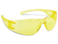 Amber Wraparound Safety Glasses, Qty of 12 M343