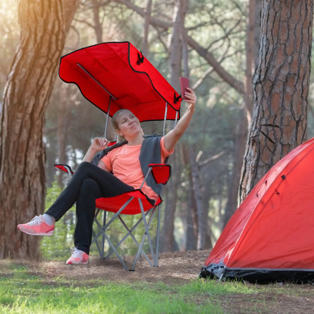 Portable Foldable Beach Canopy Chair 330LBS G611