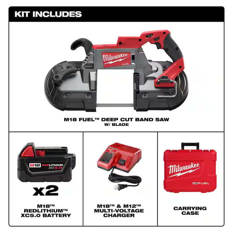 18-Volt Lithium-Ion Brushless Cordless Deep Cut Band Saw Kit V446