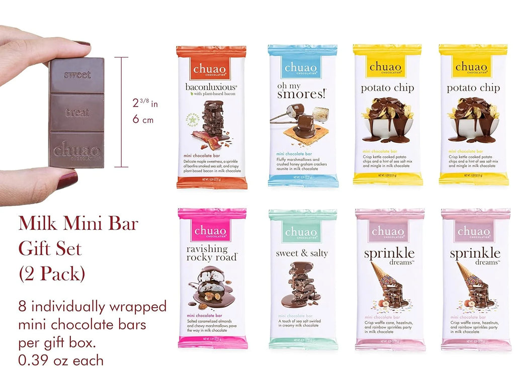 Milk Chocolate Assorted Bars 16 Pieces X483205