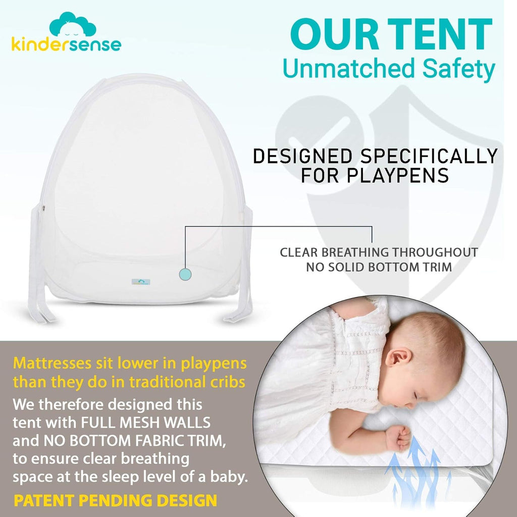 Baby Safety Crib Tent for Playpens Pack N Plays & Mini Cribs I866
