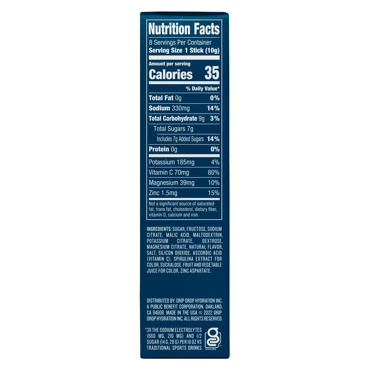 Electrolyte Powder 8 Pk F4565