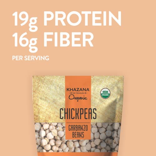 Organic Chickpeas 7lb Garbanzo Beans Non-GMO Gluten Free Kosher Lentils L35674