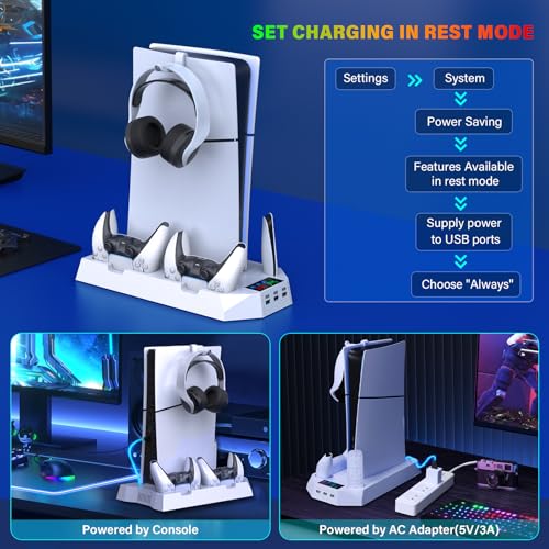 PS5 Cooling Station with Controller Charging Station A640997
