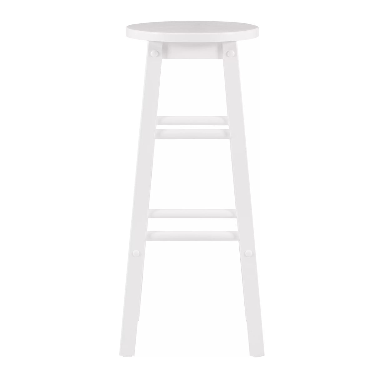 White Wood Bar Stool D719