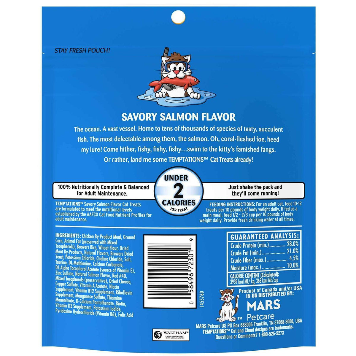 Salmon Flavor Cat Treats N40667