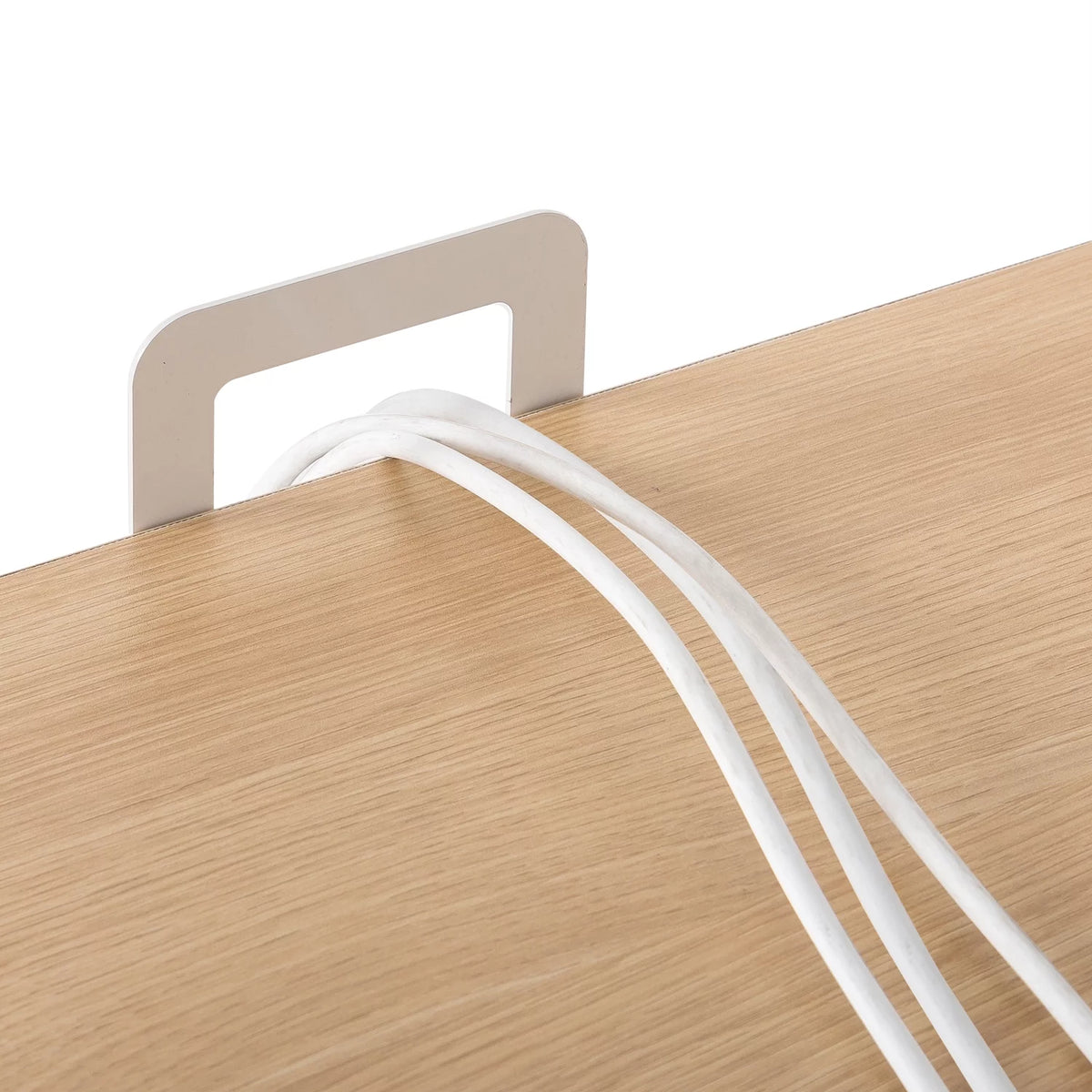 Cream L-Shaped Corner Desk I367674