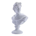 White Greek Head Bust Statue I91737