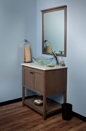 Glass Vessel Bathroom Sink Set B4298