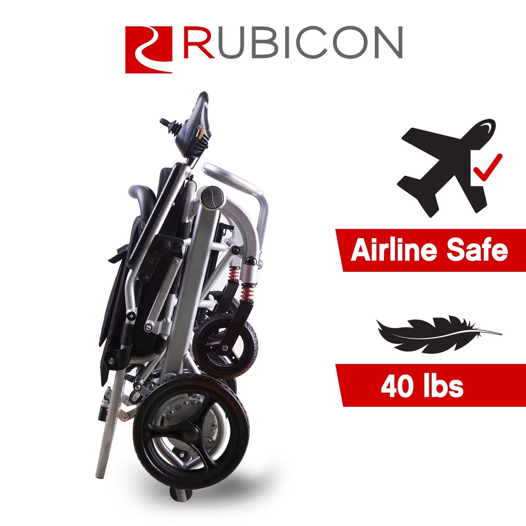 Super Lightweight Foldable Electric Wheelchair with Detachable Battery T9925
