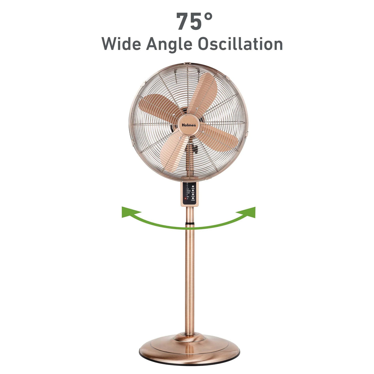 16" Digital Oscillating Metal Stand Fan A27891