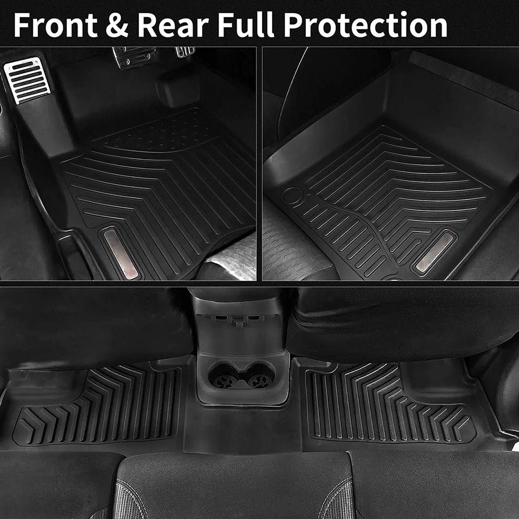 3 Piece TPE Rubber Floor Mats for Subaru Outback & Legacy Full Set All-Weather Z35088