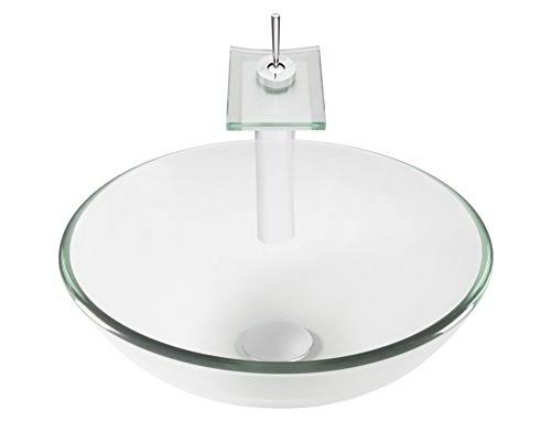 Glass Vessel Bathroom Sink Set B4298