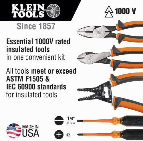 1000V Insulated Screwdriver and Pliers Tool Set G556
