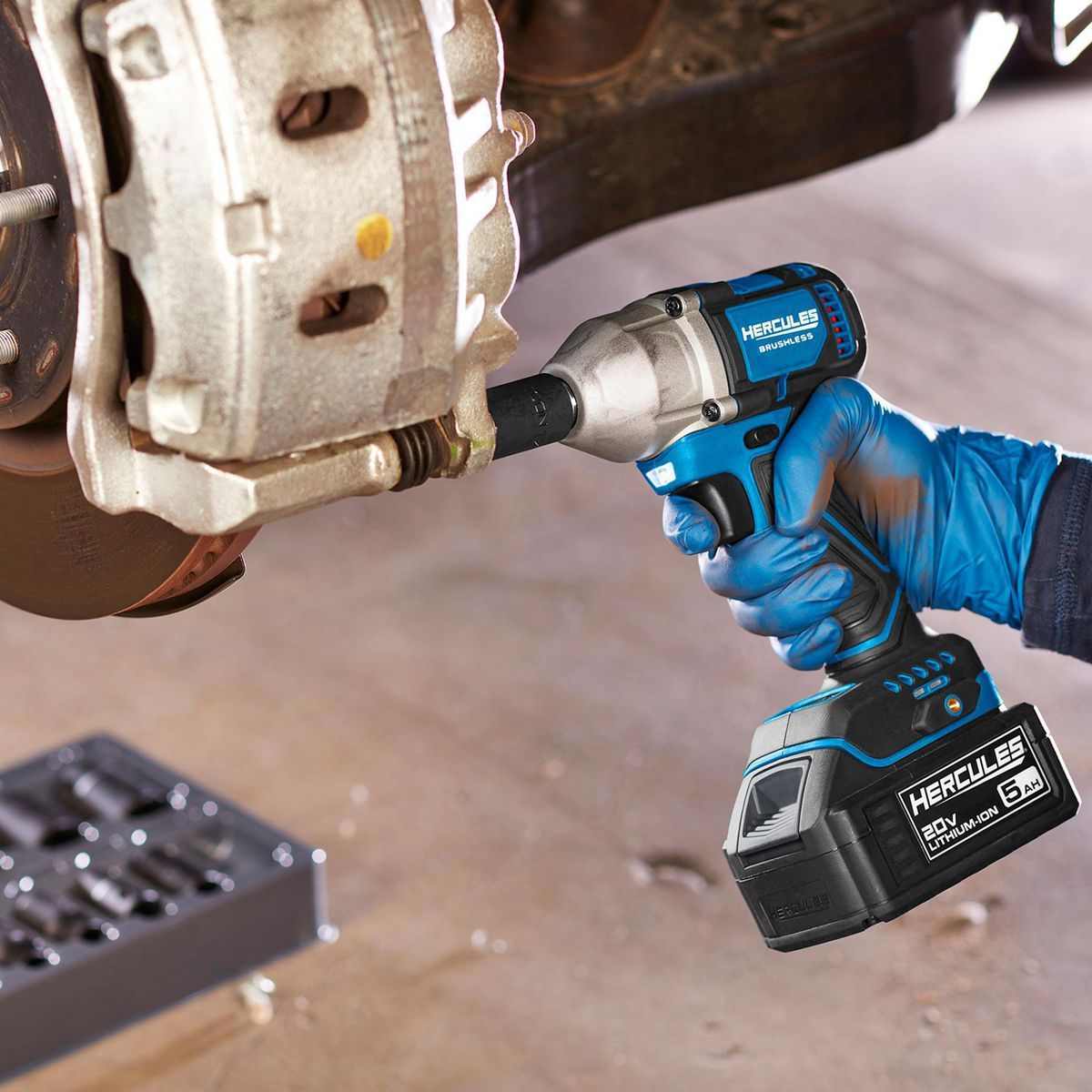 20V Brushless Cordless 1/2 in. Compact 4-Mode Impact Wrench with Friction Ring C409798