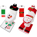 2 Set 5 Pieces Christmas Theme Bathroom Decoration Set F600632