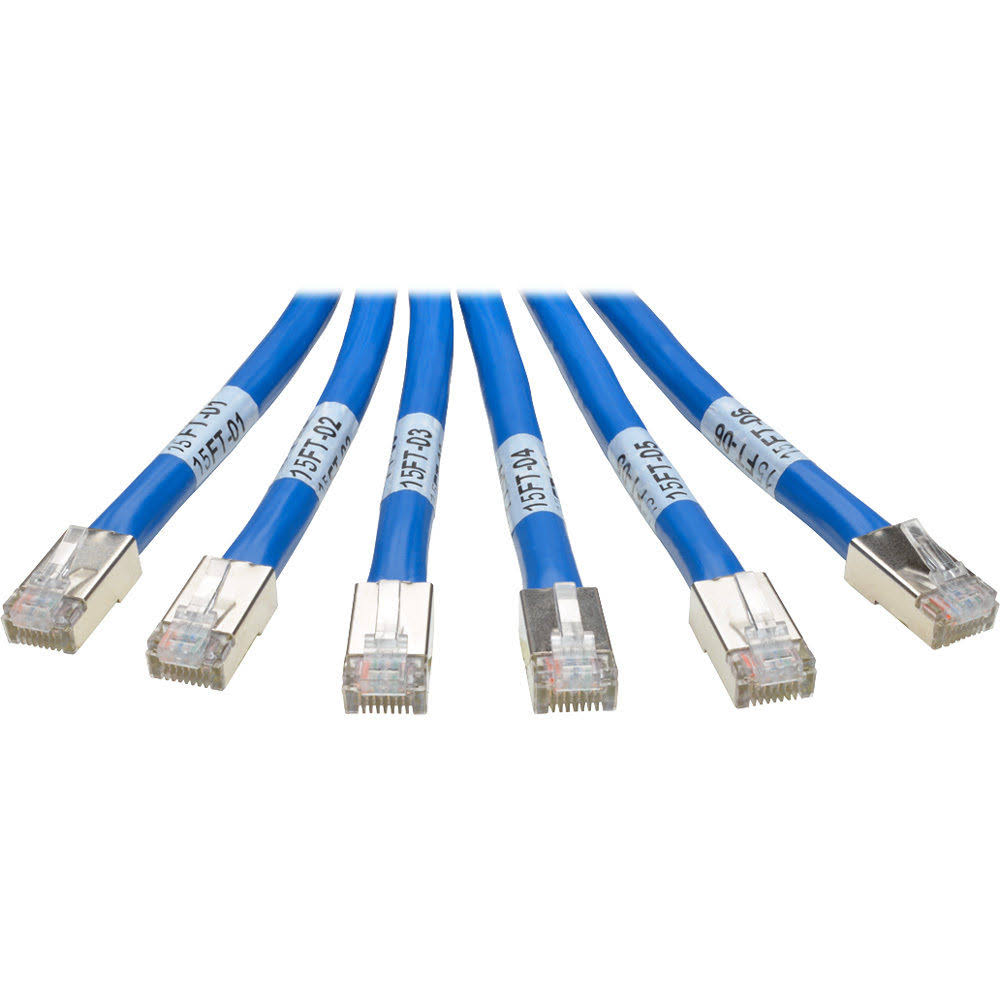 CAT 6a UTP 10 ft Blue Network Cable W309