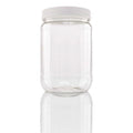 32 oz. Plastic Wide Mouth Jars with Lids, Pack of 6 O171276