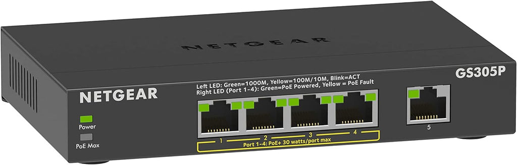 16-Port PoE Gigabit Ethernet Plus Switch with 15 x PoE+ @ 180W, 1 x 1G SFP Port H6315