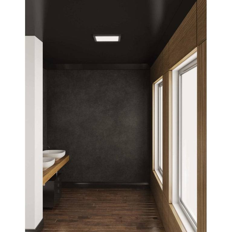 10 inch Satin Nickel LED Flushmount J7465