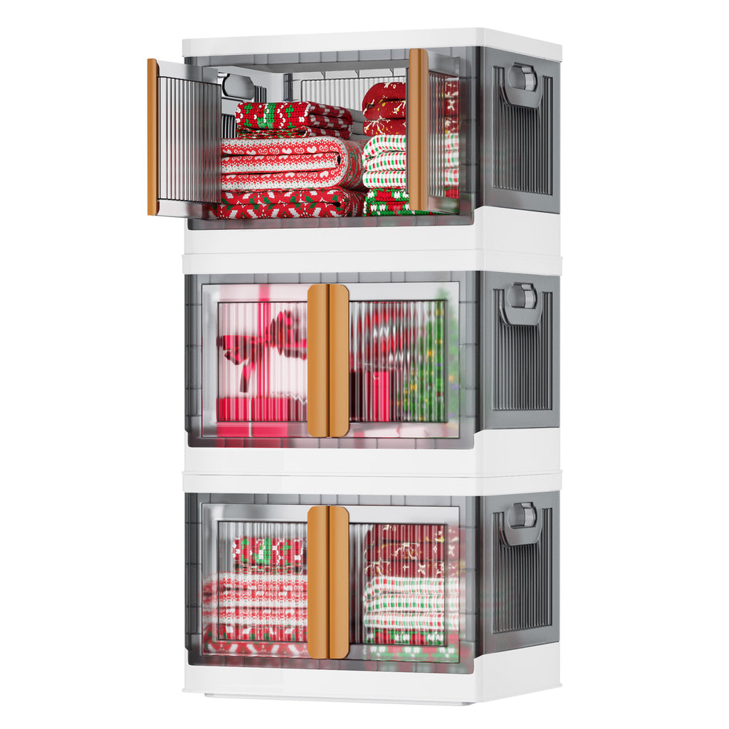 3 Pack 19 Gal Stackable Storage Bins N876