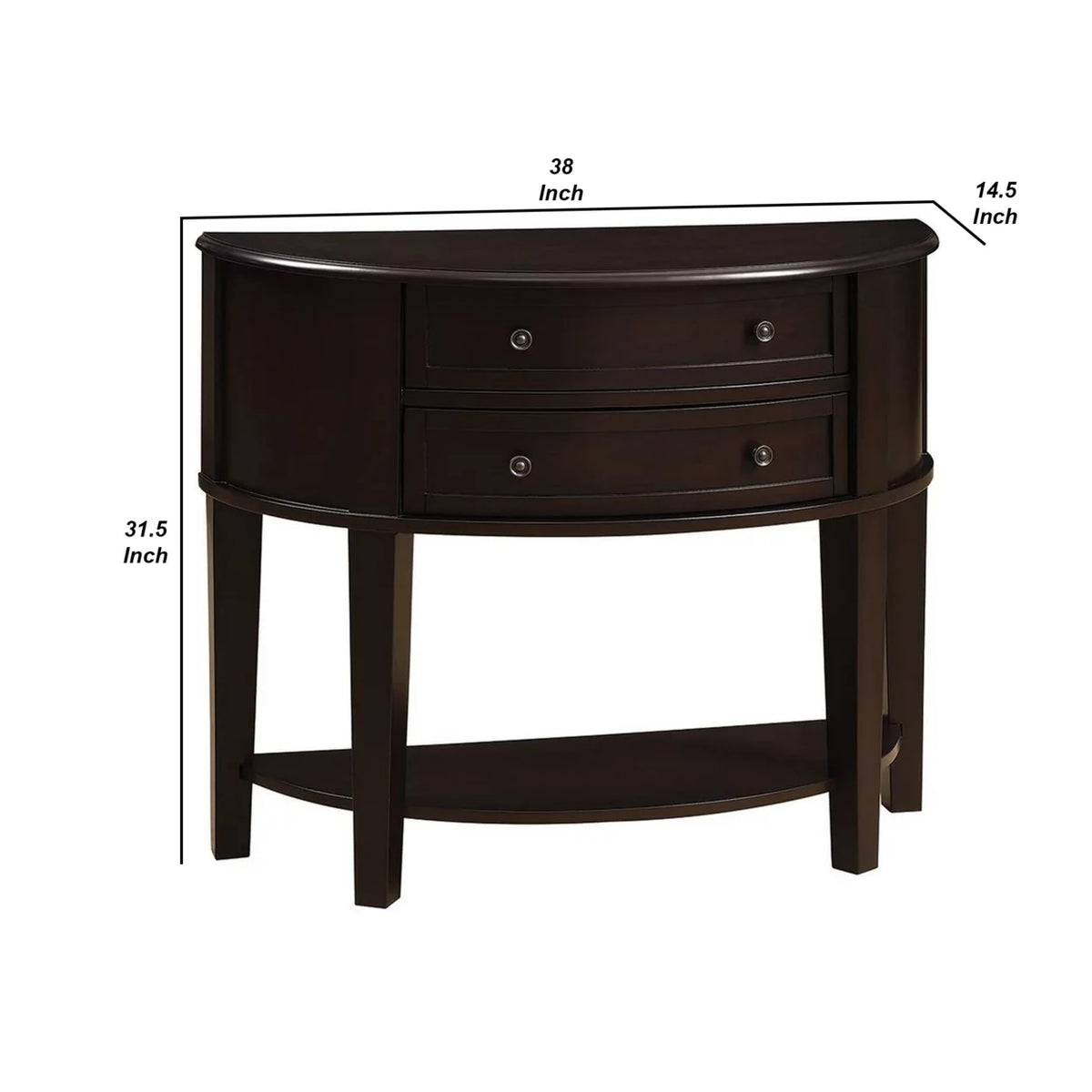 Cappuccino Sofa Table Z60260