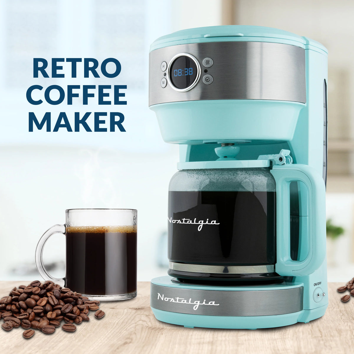 12 Cup Retro Coffee Maker Z557