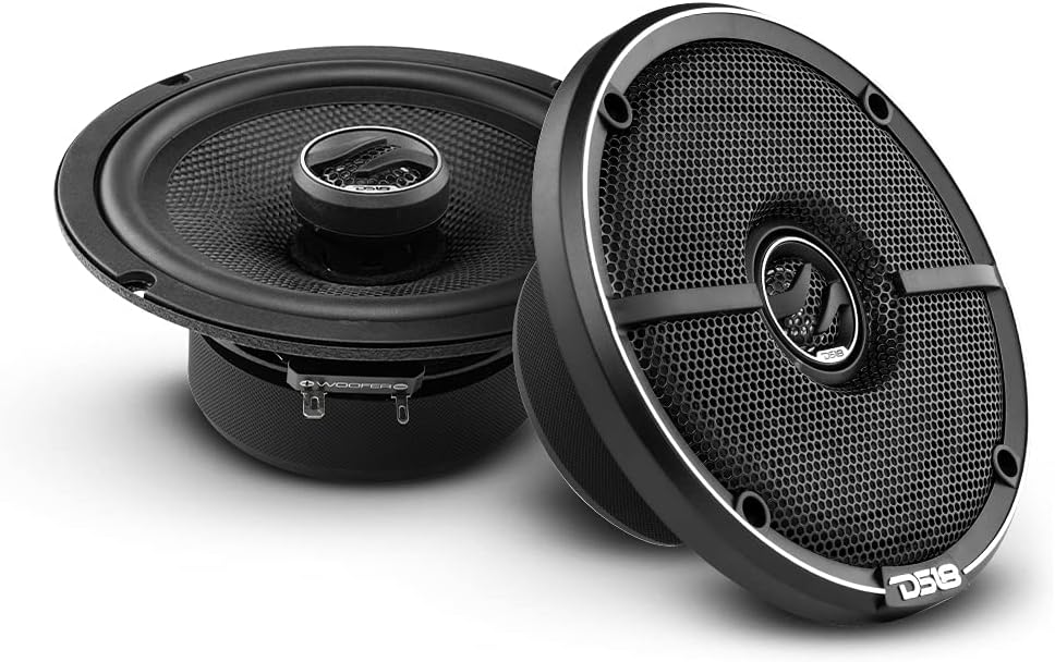 3.5" Full Range Car Audio Speaker with Kevlar Cone 120 Watts 4 Ohm Horn Woofer Pair Z890