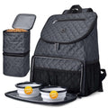 Airline Approved Dog Travel Backpack with 2 Collapsible Bowls and 2 Food Baskets C2366