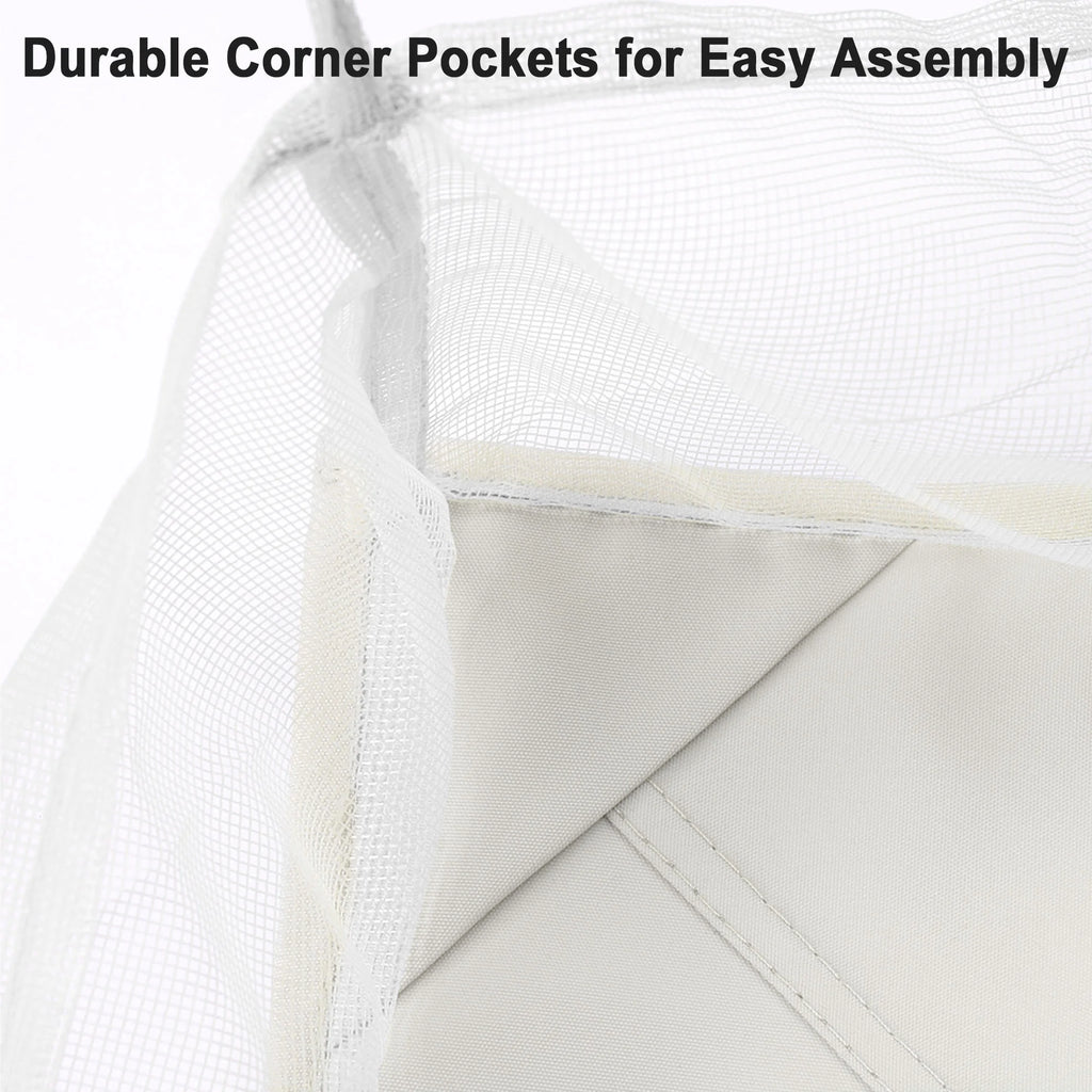 Ivory Canopy Top Replacement for 10'x10' Gazebo Cover R24066